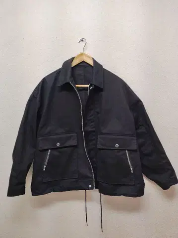 ADRER 밀리터리 플라이트 지퍼 블루종