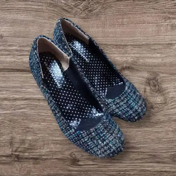 이마쥬 가을/겨울 트위드 펌프스 그린 계열 한 번 사용