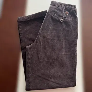 90's TOMMY HILFIGER 코듀로이 투 턱 와이드 팬츠