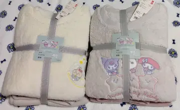 치이카와 x 산리오 캐릭터즈 플리스 세트 2점 세트