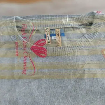 블루 레이블 크레스트브릿지 그레이 니트 38