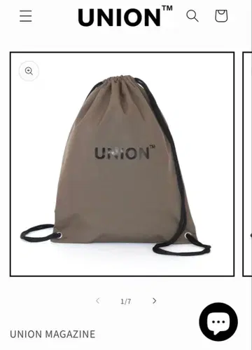 유니온 백팩 (올리브 드랩) 유니온 백팩