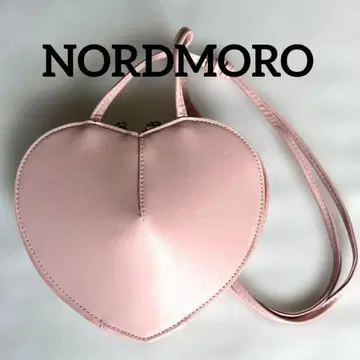 귀여운 NORDMORO 하트형 숄더백 핑크 지뢰계 조정 가능