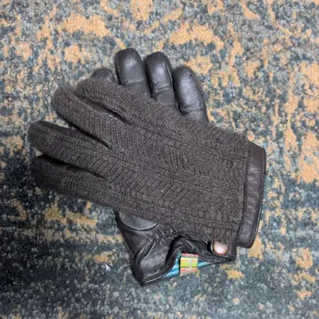 폴 스미스 울 가죽 장갑