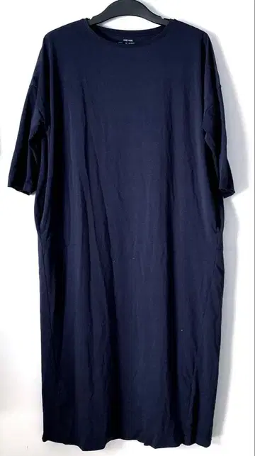 미착용 무인양품 ONESIZE 원피스 네이비 네이비 컬러 원사이즈 코쿤