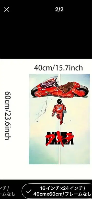 AKIRA 포스터 40cm x 60cm