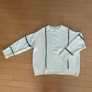 RADIATE 화이트 니트 스웨터 야마다야