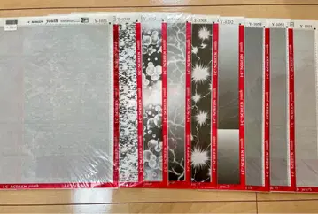 코믹스 스크린톤 미사용 15매 + 사용하던 것 10매