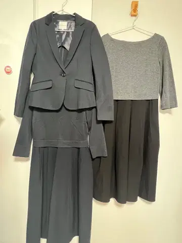 3종 세트 수험 엄마 수트 원피스 교실 자켓