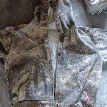 gogo 카모플라쥬 후드 부착 자켓 M 사이즈