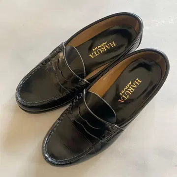 새상품급 하루타 로퍼 블랙 23.5cm HARUTA 통학용