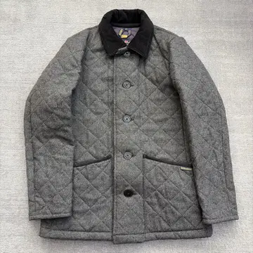 가격 인하! LAVENHAM 그레이 퀼팅 자켓 38