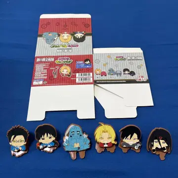 강철의 연금술사 논나리 러버 클립 세트 전 6종류