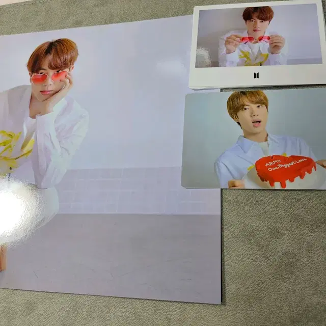 3종 일괄 bts 방탄 부산 옛투컴 포스터 포카  석진