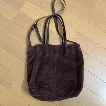 russet 스웨이드 숄더백