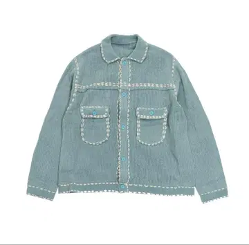 PHINGERIN 핑거린 니트 가디건 BLUE