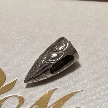 실버 조각 펜던트 목걸이