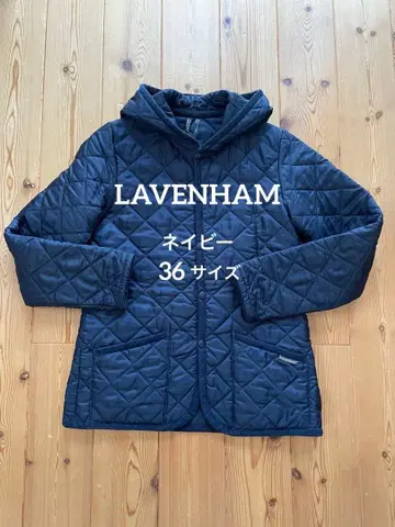 LAVENHAM 라벤햄 퀼팅 자켓 네이비 사이즈 36