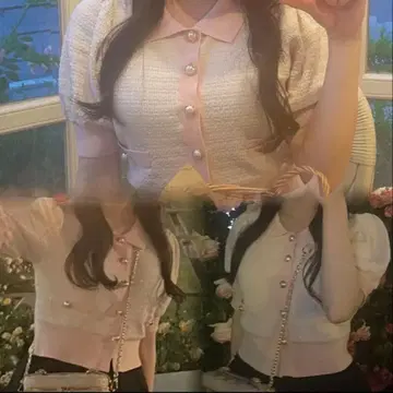 apres jour [ 셋업 가능 ] 트위드 니트탑