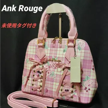 미사용 택 포함 Ank Rouge 꽃무늬 숄더백 2way