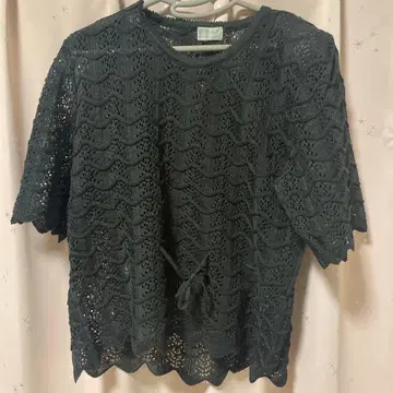 니트하우스 스기야마 mikamo 반팔 니트 셋업 블랙