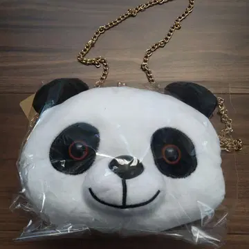 팬더 얼굴형 백 골드 체인 포함