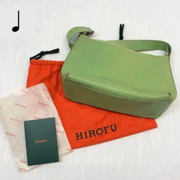 HIROHU 숄더백 천연 가죽 그린