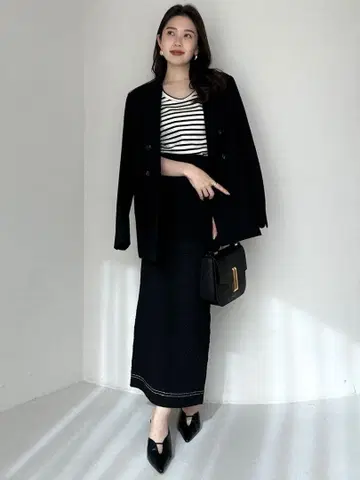 anuans 펜슬 니트 스커트