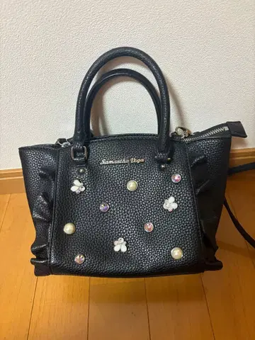 사만사 베가 블랙 숄더백