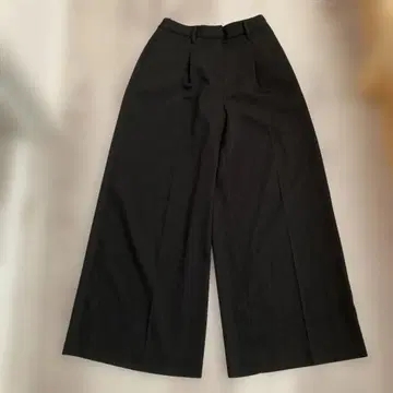 PLST 블랙 와이드 팬츠 XS