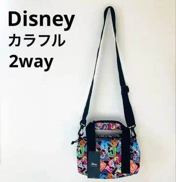 [ 미사용 ] 디즈니 컬러풀 미니 드럼백 숄더백 2way