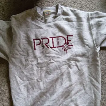 Lee PRIDE 트레이닝복 맨투맨 그레이 바이킹