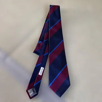 다케오 키쿠치 넥타이 네이비 스트라이프