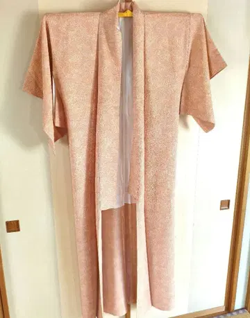 컨디션 최상 기모노 총 시보리 아마노 타츠오 문장 기모노 호몬기