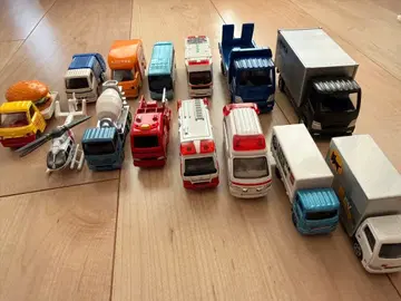 작동하는 자동차 세트