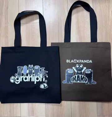 이온 그라니프 블랙프라이데이 블랙 팬더 토트백 블랙 브라운