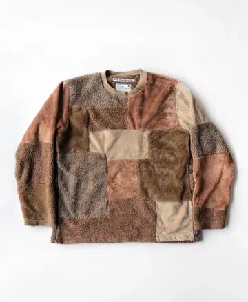 화이트 마운티니어링 패치워크 플리스