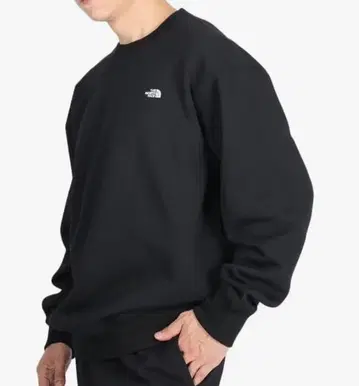 새상품급! THE NORTHE FACE 스몰 로고 헤더 맨투맨 크루