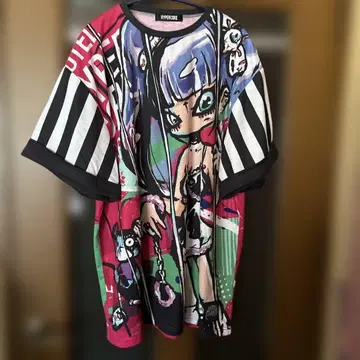 HYPERCORE 애니메이션풍 그래픽 반팔 셔츠