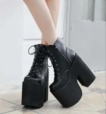 코스프레 통굽 부츠 24.0cm 17cm 통굽 신발 통굽 슈즈