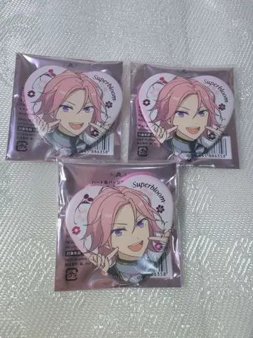 앙스타 스타포니 캔뱃지 오우카와 코하쿠 3개 세트