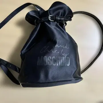 새상품급 MOSCHINO 모스키노 숄더 백팩 복조리 블랙 Y2K