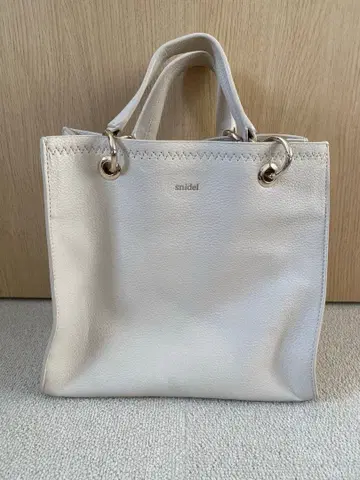 snidel 화이트 핸드백