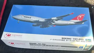 하세가와 10834 노스웨스트 항공 보잉 747-400