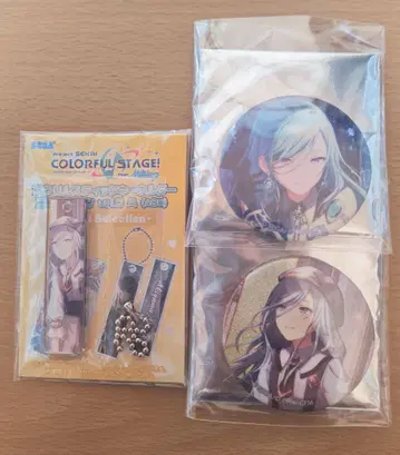 프로세카 캔뱃지 스틱 키링 물방울