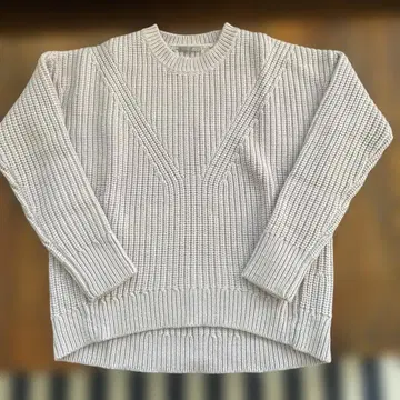 Theory luxe 띠어리 럭스 크루넥 니트 그레이