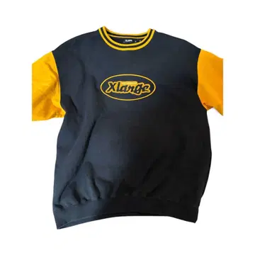 XLARGE 크루넥 트레이닝복 XL 블랙/노랑