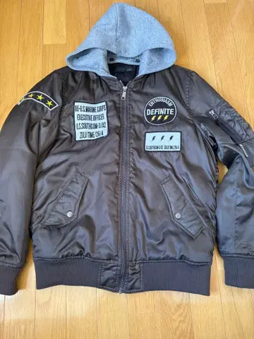 후드 부착 MA-1 자켓 M