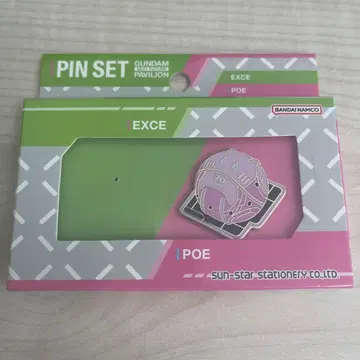 1개만 엑스포 건담 핀 배지 핑크 POE