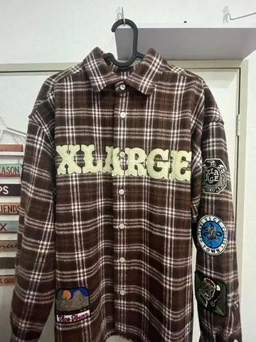 XLARGE 체크 무늬 자켓